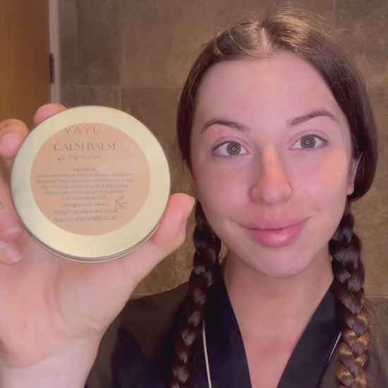 Video of VAYU Golden Calm sea buckthorn barrier balm